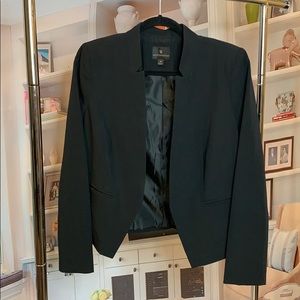 Size 12 black open front Blazer.